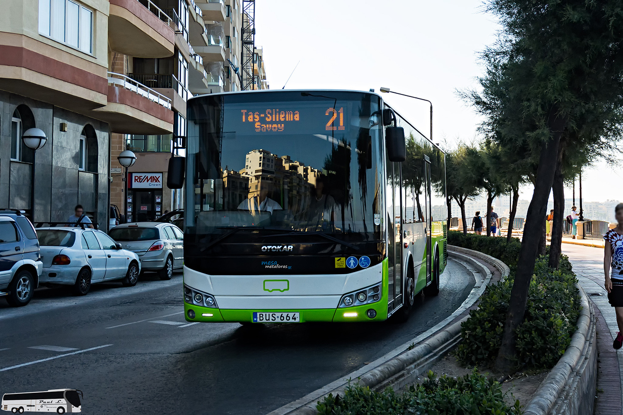 Malta Public Transports (MPT) - OTOKAR VECTIO C #664 MALTA PUBLIC ...