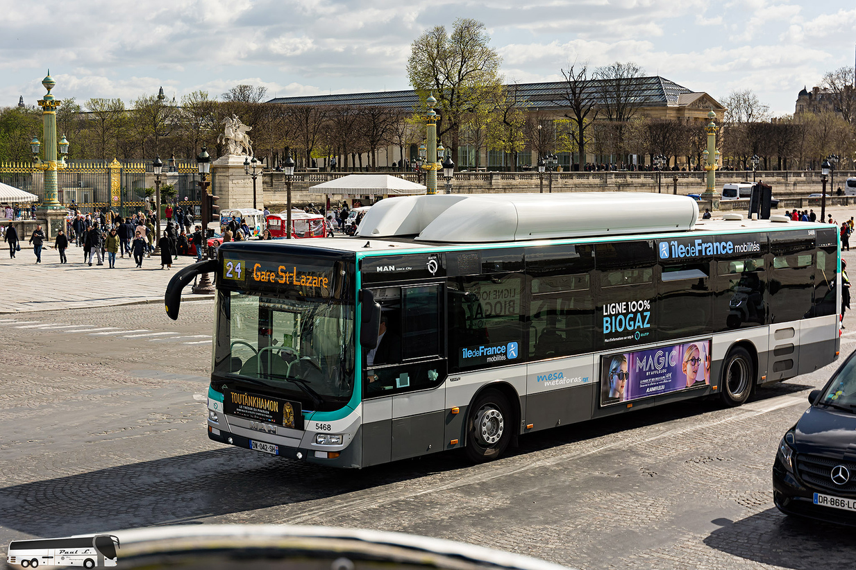 RATP - MAN A21 CNG (NL273) #5468 RATP - Bus Gallery